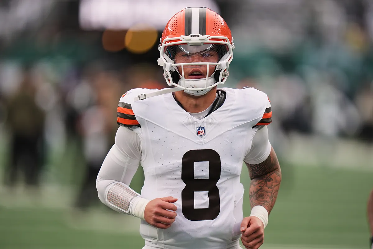 Browns rookie quarterback Dillon Gabriel becomes meme material after height comparison with peewee kids